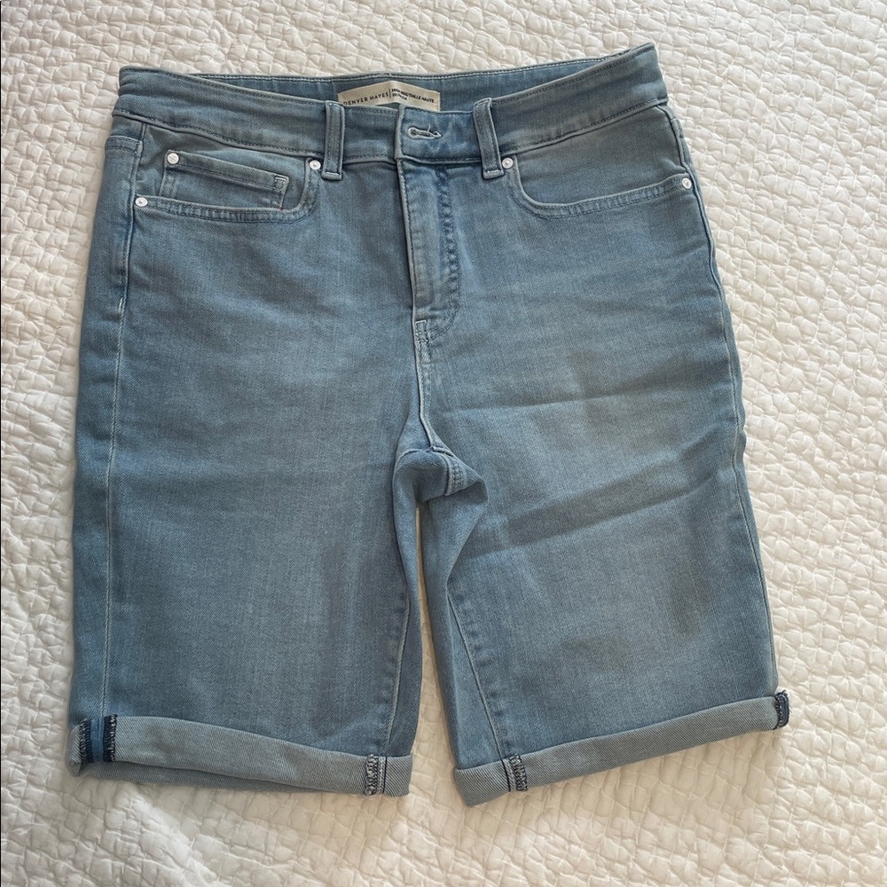 Denver Hayes High Rise Denim Shorts